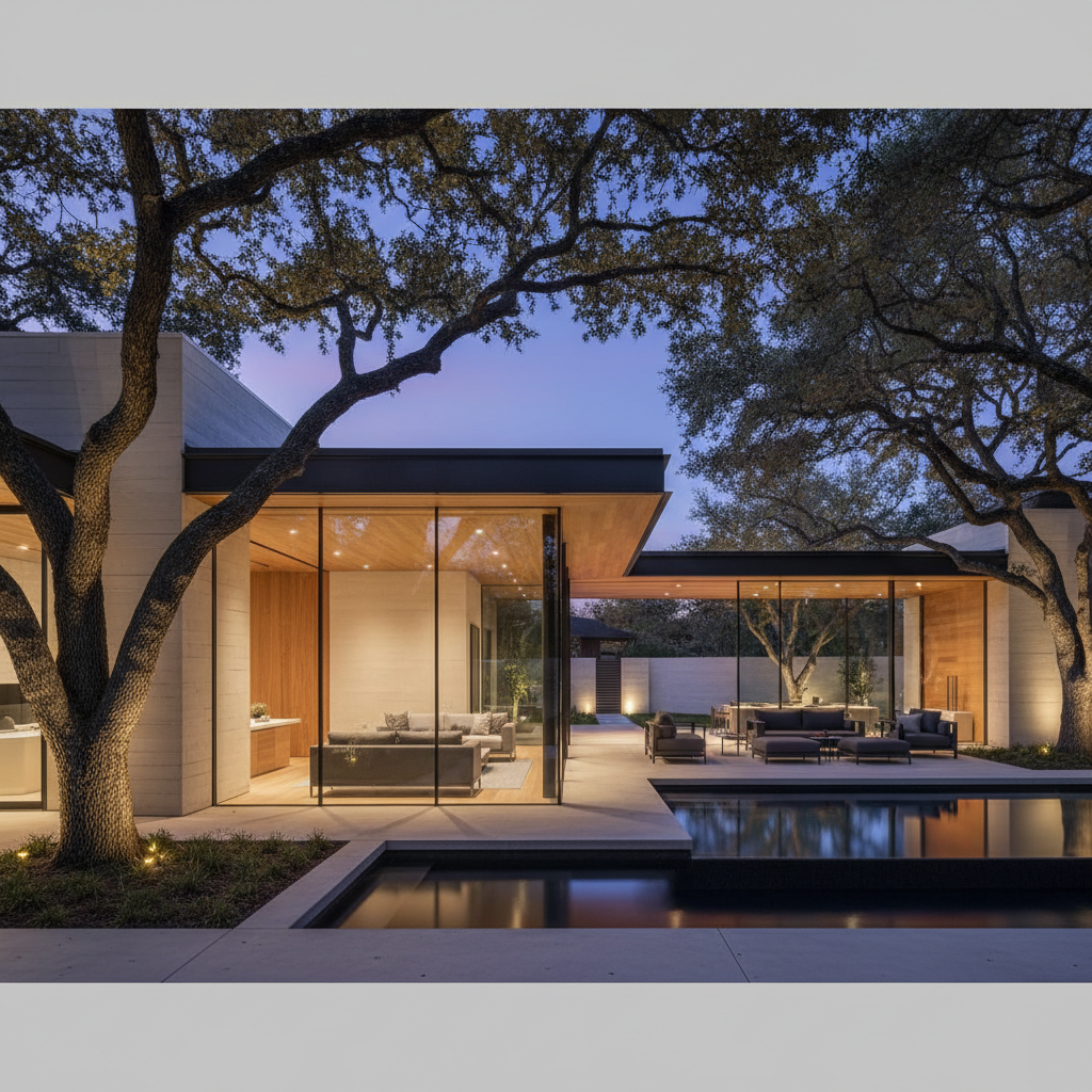 Courtyard & Pool View